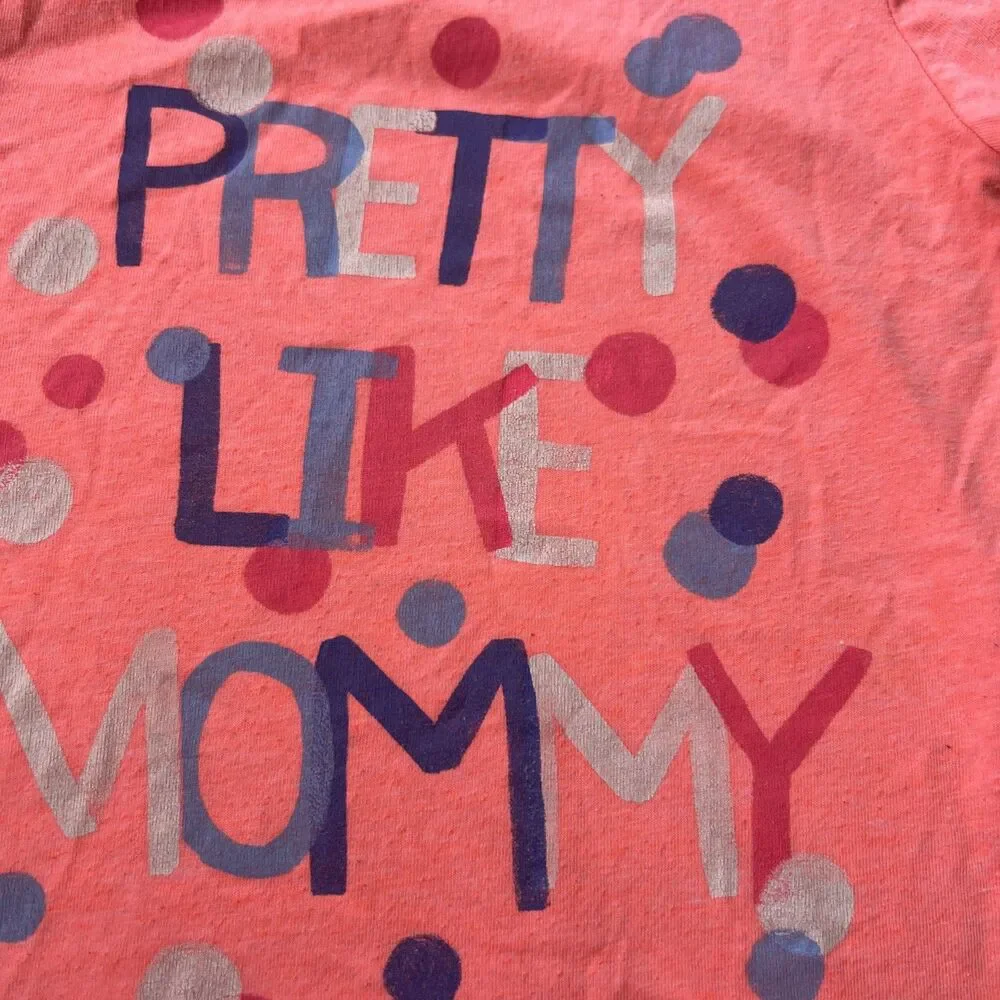 OshKosh Graphic Tee Toddler 3T‎ Pink Pretty Like Mommy Short Sleeve Shirt